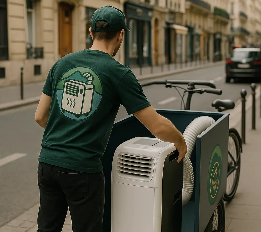 Livraison écolo à vélo-cargo ClimLoc à Toulouse
